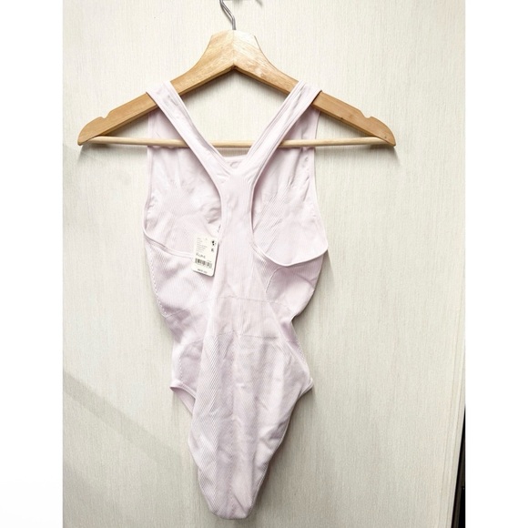 NWT Free People Movement Beat Street Bodysuit in Rose Quartz, Size M/L - Picture 5 of 11